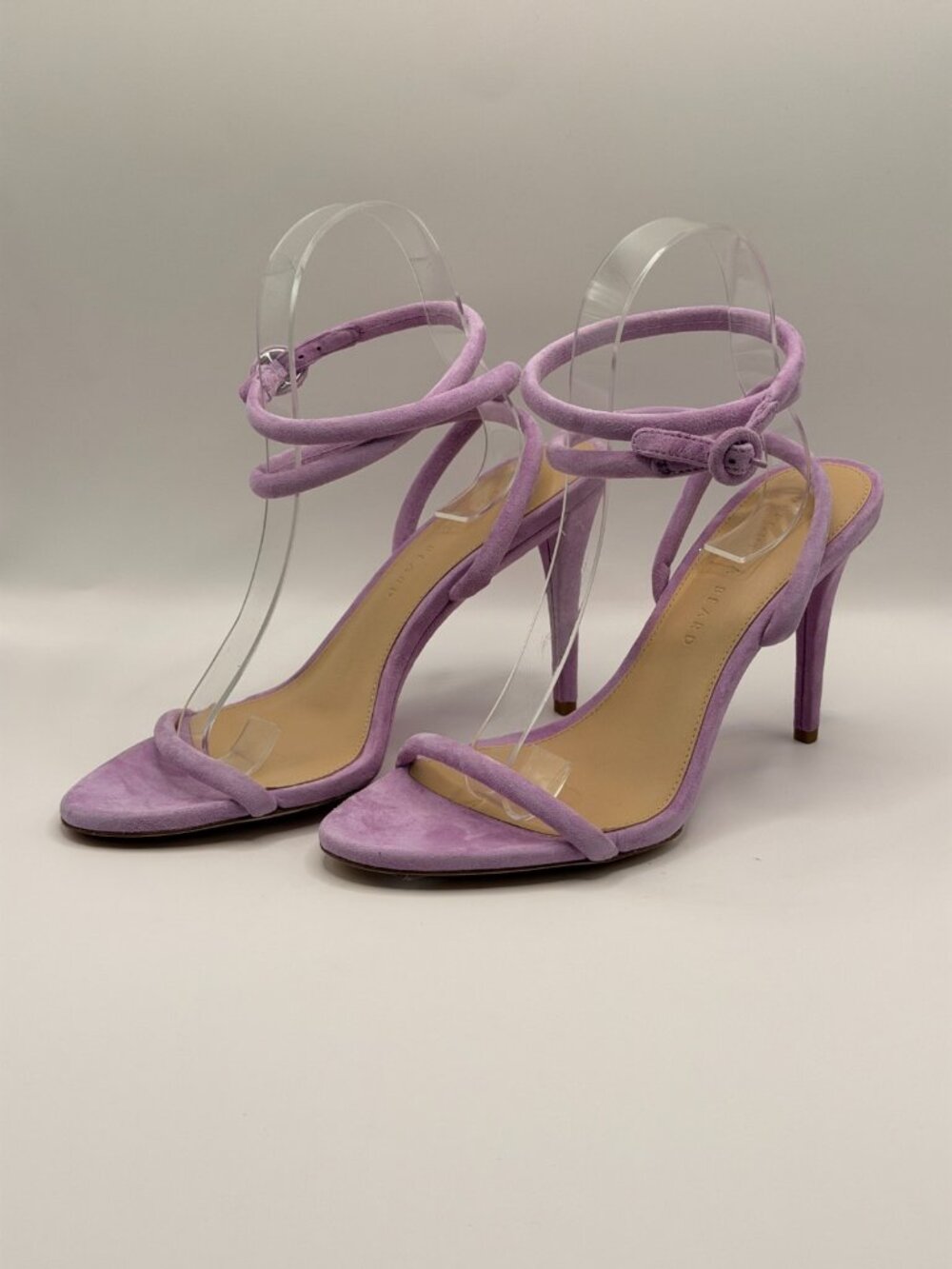Veronica Beard Women’s Marceline Lilac Suede Ankle Strap Sandal Sz 7.5